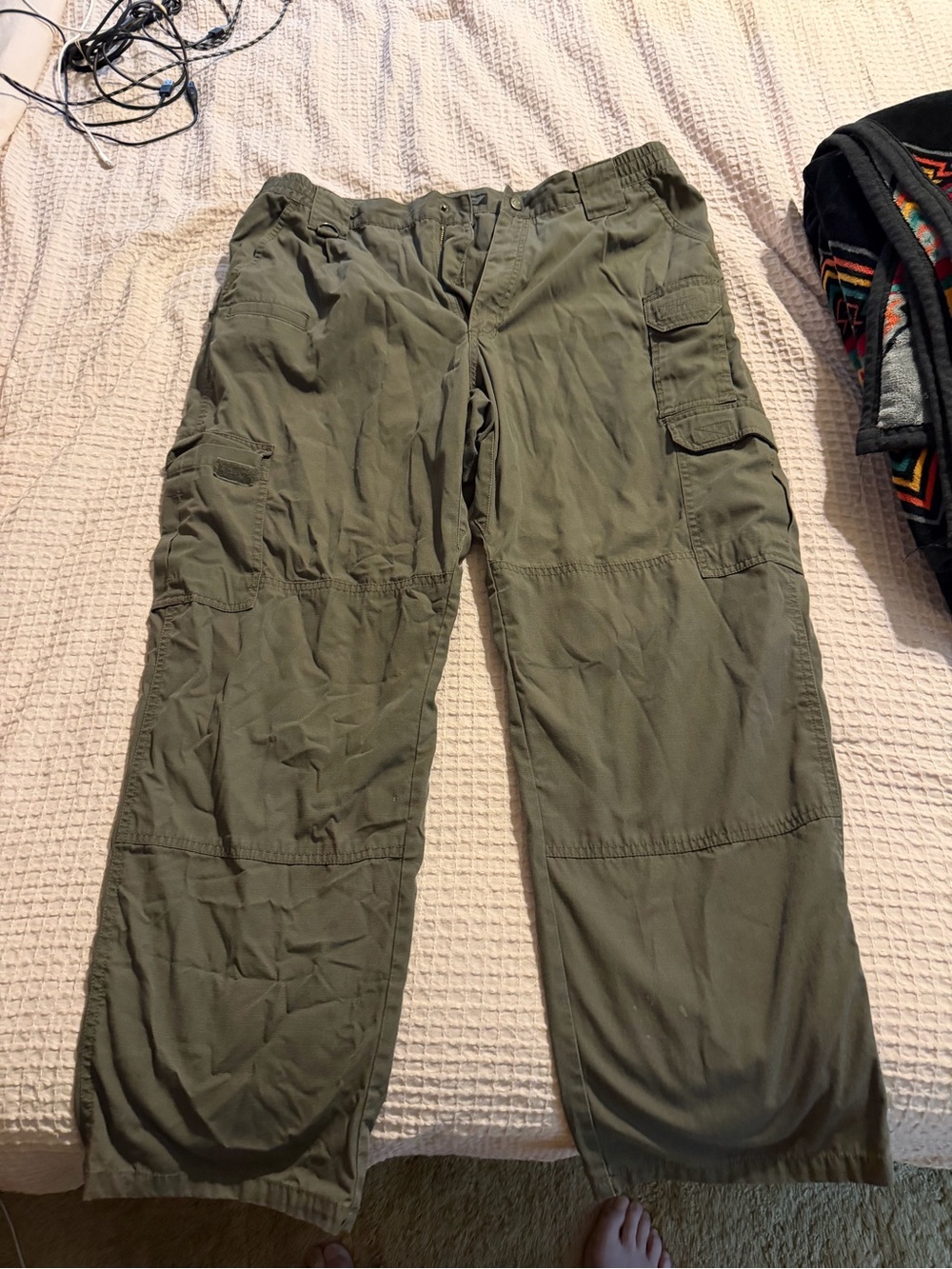 5.11 Tactical Men's Olive Cargo Pants 36x32